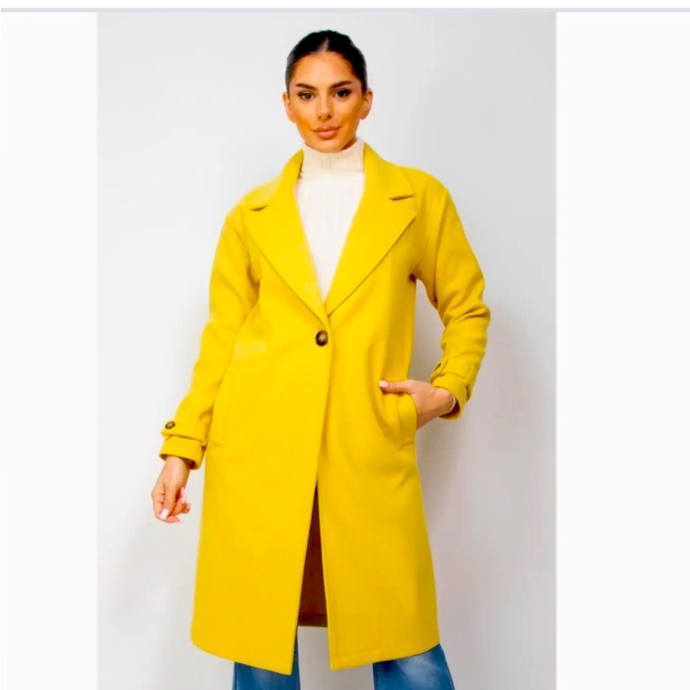 💛Yellow Women's Coat💛 - Picture 5 of 5